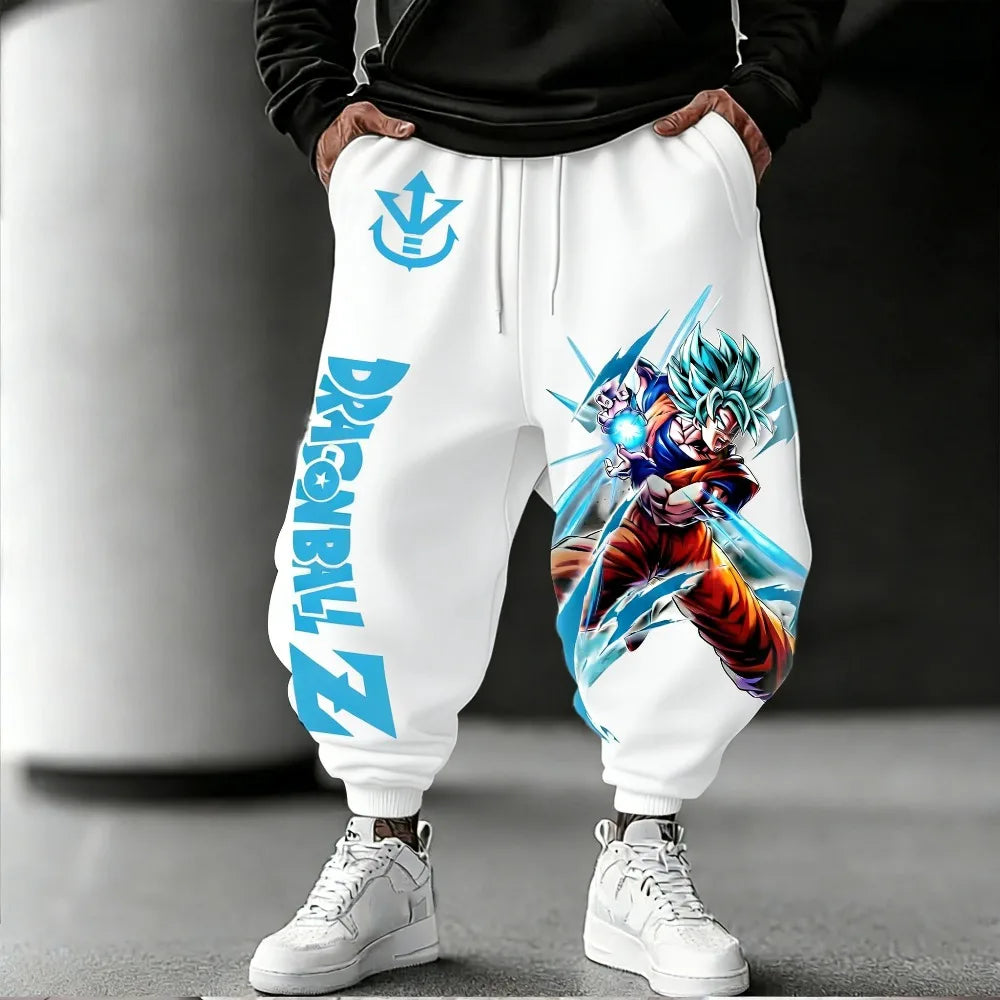 Unisex Pure Cotton Pants Dragon Ball Goku 2026 Summer New Product Harajuku Anime Print American Hip-hop Loose Casual Pants