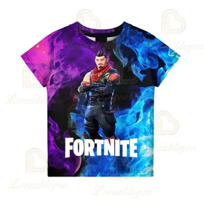Fortnite Victory Game 3D T-shirt Babys Clothing Harajuku Tshirt Children Cute Kids  Battle Royale Hero Tops Boys Girls