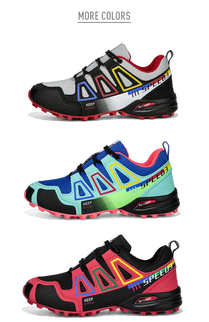 Women's Waterproof Hiking Shoes Outdoor Sports Shoes Women's Walking Travel Sports Shoes Bicycle Sports Shoes Running Sports Sho