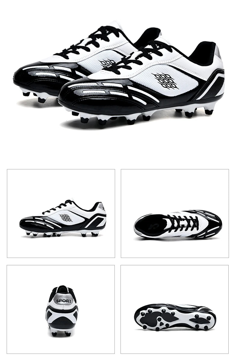 Soccer Shoes Men Turf Football Boots Fashion Firm Ground Studs Anti-Slip Boy Sneakers Original Outdoor Field Training Trainers