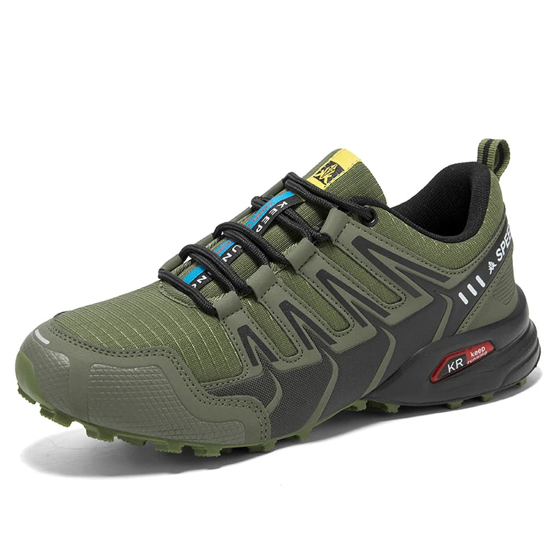 Men's Hiking Shoes Waterproof Non-slip Hiking Hiking Sports Shoes Camping Training Hunting Tactical Shoes Men's Cycling Shoes