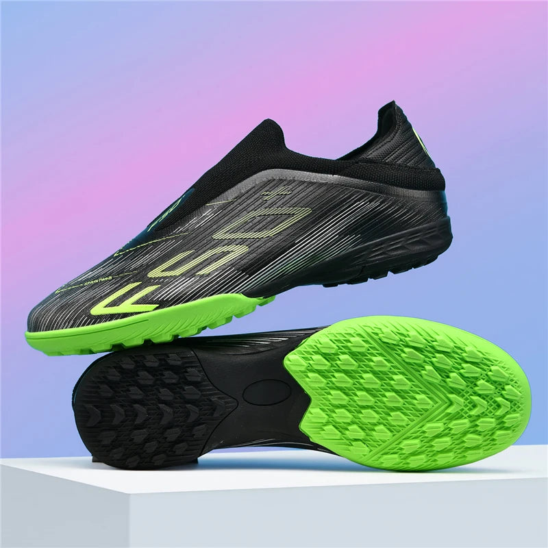 New Men's Soccer Shoes Futsal Football Boots Sneakers Match Grass Cleats High-Quality Non-Slip Indoor Hot-Selling High-Top Outdoor