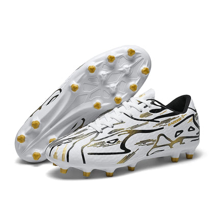 Neue Herren-Fußballschuhe TF Sport Trainings-Soccer-Schuhe, weich, ultraleicht, atmungsaktiv, professionelle Unisex-Sneaker, Rasen-Stollenschuhe für Matches