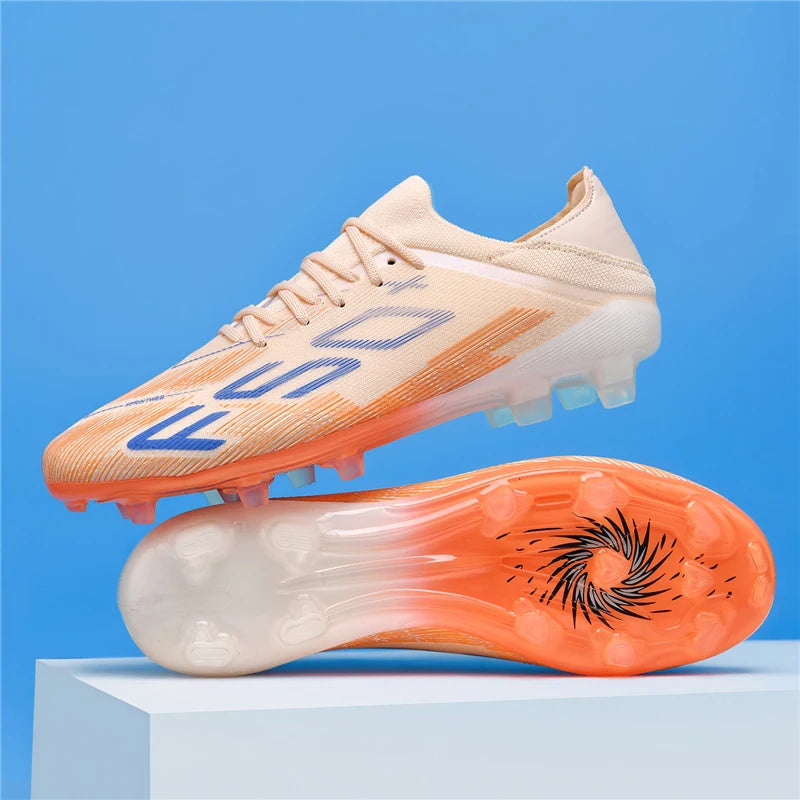New Men's Soccer Shoes Futsal Football Boots Sneakers Match Grass Cleats High-Quality Non-Slip Indoor Hot-Selling High-Top Outdoor