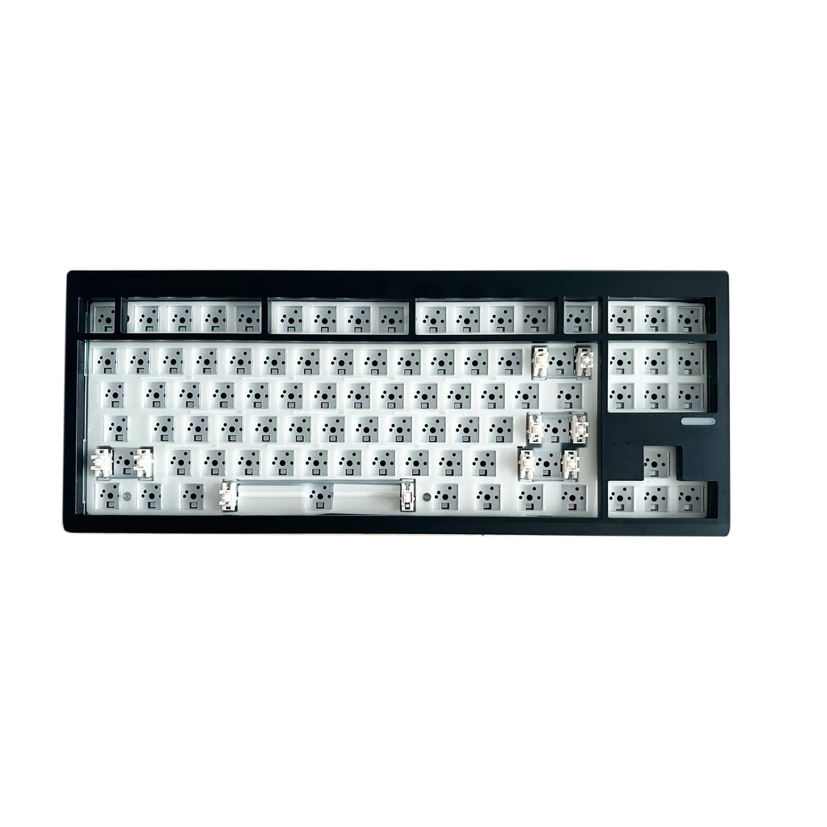 ZUOYA GMK87L mekaaninen näppäimistösarja, tiivisterakenne, VIA /Qmk-ohjelmoitava, hot-swap-ominaisuus, kolme tilaa, langaton RGB-näppäimistösarja