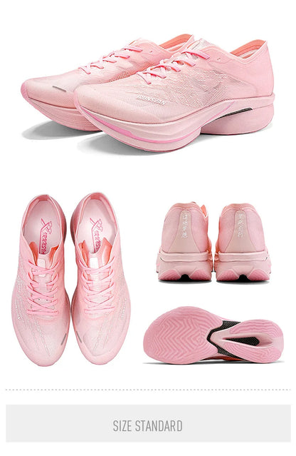 IRUNSVAN Chaussures de sport à semelle en carbone Chaussures de course à pied professionnelles pour marathon Chaussures de jogging respirantes et amortissantes unisexe 095