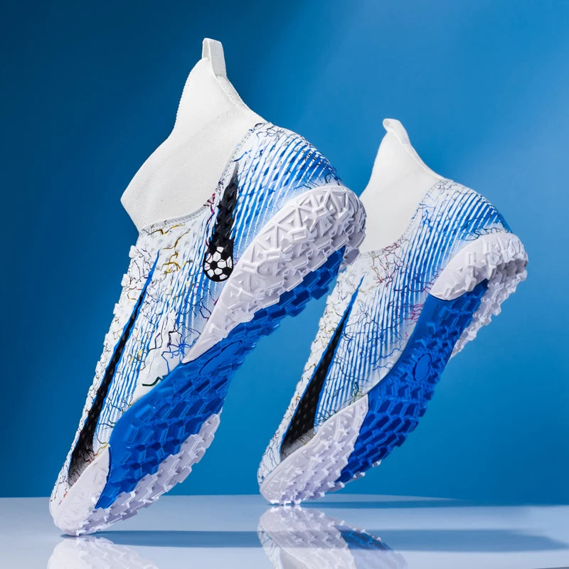 Men's Soccer Shoes Kids Football Boots Women Professional Soccer Cleats Antiskid Chaussure TF/FG Outdoor Athletic Football Shoes