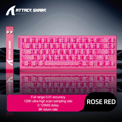 Tastiera da gaming magnetica ATTACK SHARK X68HE X68PRO HE e FREEWOLF F68 cablata F68Pro wireless per pro gaming 0.01mm Rapid Trigg