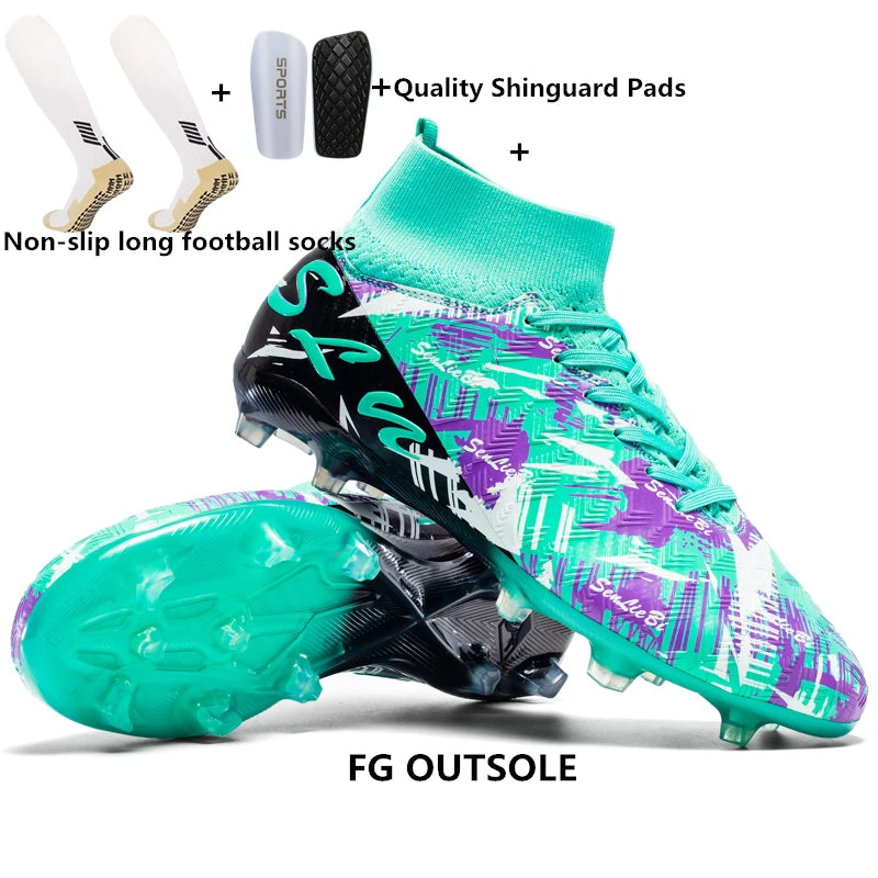 34–46 dydžio vyriški FG/TF futbolo bateliai, futsalo, profesionalūs, unisex, vaikų futbolo bateliai, treniruočių, lauko, berniukų futbolo bateliai, sportiniai bateliai