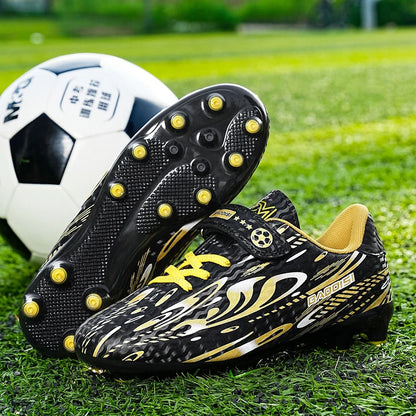 Chaussures de football pour enfants, garçons et filles, crampons d'entraînement, chaussures de football pour jeunes, chaussures de football pour petits/grands, chaussures de football professionnelles pour l'extérieur