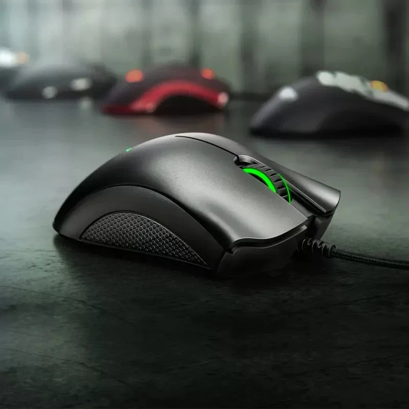 Razer DeathAdder Essential kabelgebundene Gaming-Maus / kabelgebundene Maus 6400DPI 5 unabhängige Tasten für Laptop PC Gamer