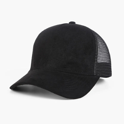 1 Piece Baseball Cap Men 5 panel Mesh Suede Trucker Hat Womren Spring Summer Outdoor Sports Hats Women Solid Color gorros