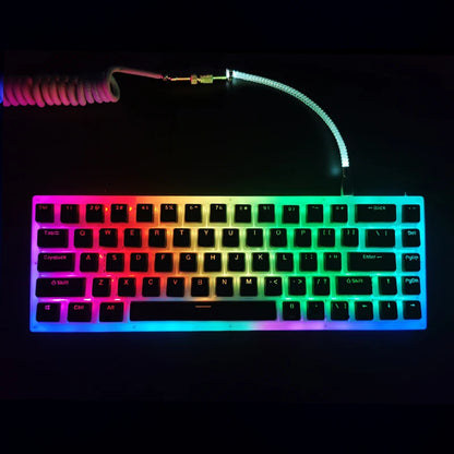 129 Keys Pudding Keycaps For Cherry MX Switch Mechanical Gaming Keyboard OEM Profile PBT Double Shot Keycap RGB backlit Key Caps