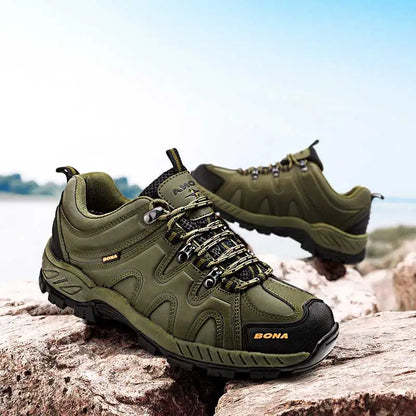 BONA Novedad Estilo Clásico Zapatillas de Senderismo para Hombre con Cordones Zapatillas Deportivas para Hombre Outdoor Jogging Trekking