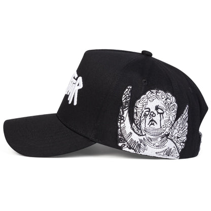 Șepci de baseball unisex ROCKSTAR cu broderie cu litere, pentru primăvară și toamnă, pentru activități în aer liber, reglabile, casual, cu protecție solară, șepci sportive