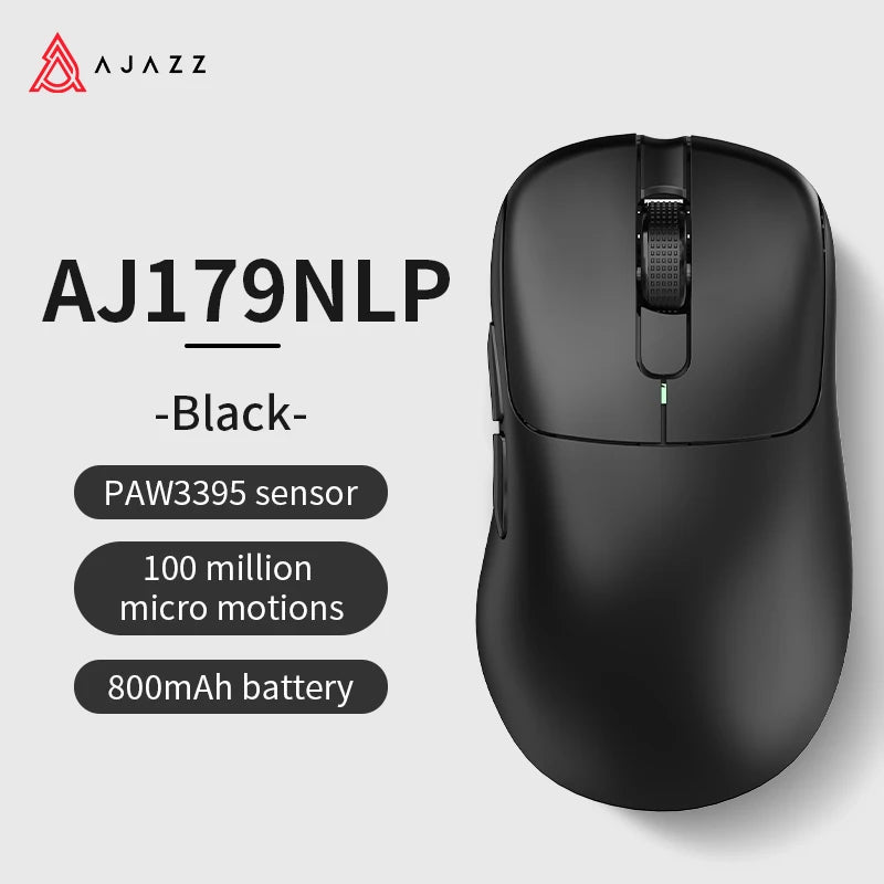 Mouse wireless AJAZZ AJ179 NL Star Flash Version, 3 modalità, bassa latenza, lunga autonomia, leggero e personalizzato, per ufficio e gaming
