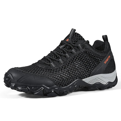 HUMTTO Chaussures pour homme : chaussures de randonnée d'été antidérapantes et respirantes, de luxe, de créateur, pour le plein air, le trekking et l'escalade, baskets pour homme