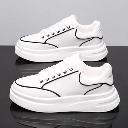 Kleine witte schoenen voor koppels Heren- en damesschoenen Sportschoenen Heren-sneakers Met verhoogde binnenzool Casual sportschoenen