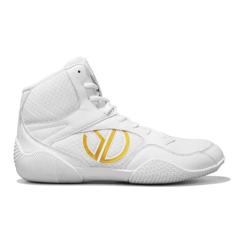 2026 New Trend Wrestling Sneakers Men Breathable Gym Training Shoe Man Non-Slip Men Fighting Shoes Mid-Top Boxing Shoes for Men