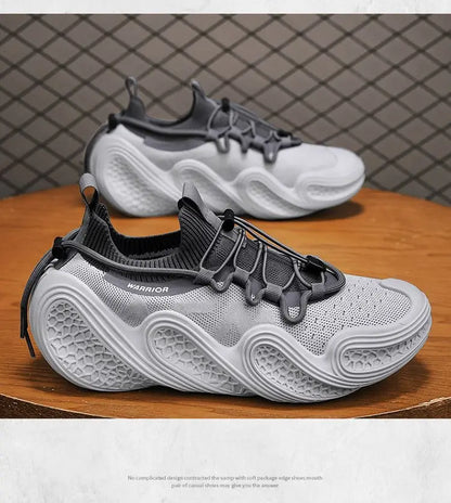 Warrior Original Brand Men's Sneaker Trend Mesh Breathable Soft Design Sports Shoes Summer Walking Jogging Men Casual Shoes