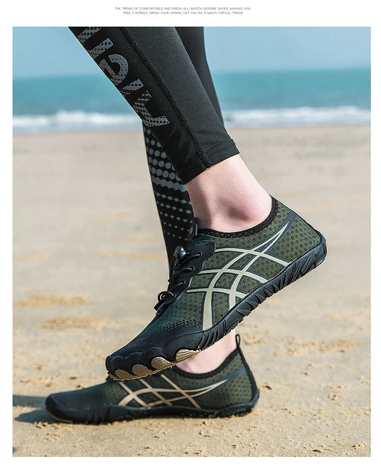 Aqua Shoes for Men, Water Shoes, Barefoot Beach Shoes, Unisex Quick-Dry Outdoor Wading Shoes, Gym Training Footwear Sneakers Size 35-46