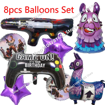 8Pcs/Set 10cm Fortnite Toys Action Figure Model Game Battle Royale Cool Toy Doll Kids Boys Fun Birthday Xmas Gift