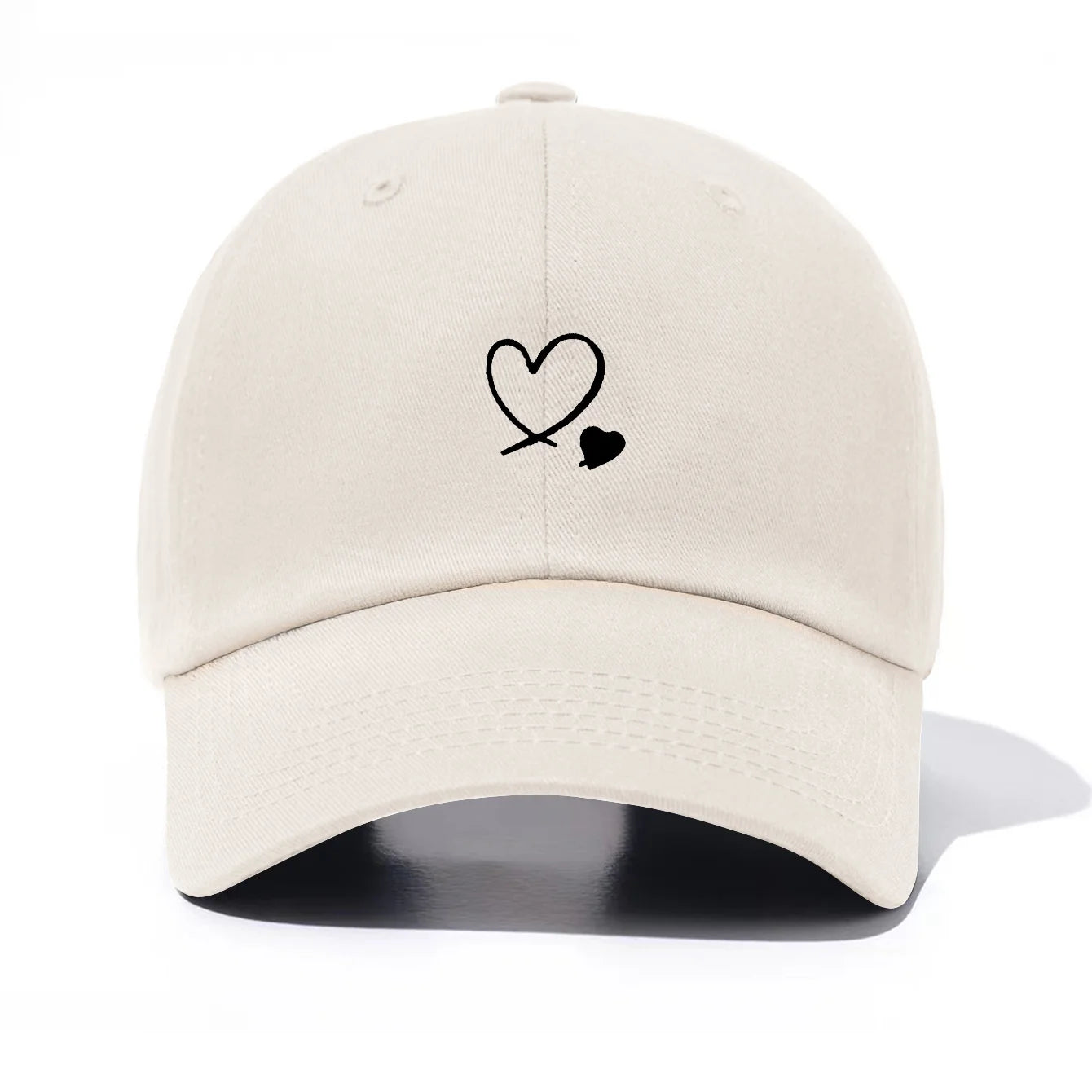 1 Piece Hearts Print Baseball Cap For Men & Women, Classic Casual Stylish, Perfect Gift For Families And Friends