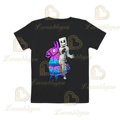 Boys Girls Cartoon T-shirt Fortnite Tshirt Battle Royale 3D 3 To 14 Years Victory Royale Game Kids Tops Teen Clothes