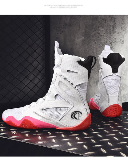 2026 Men Boxing Shoes Classic Training Outdoor Sneakers Sports Professional Fitness Wrestling Shoes Equipment Original Boxing Bo