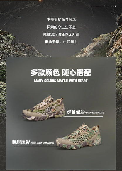 HUMTTO Chaussures pour homme : chaussures de randonnée d'été antidérapantes et respirantes, de luxe, de créateur, pour le plein air, le trekking et l'escalade, baskets pour homme
