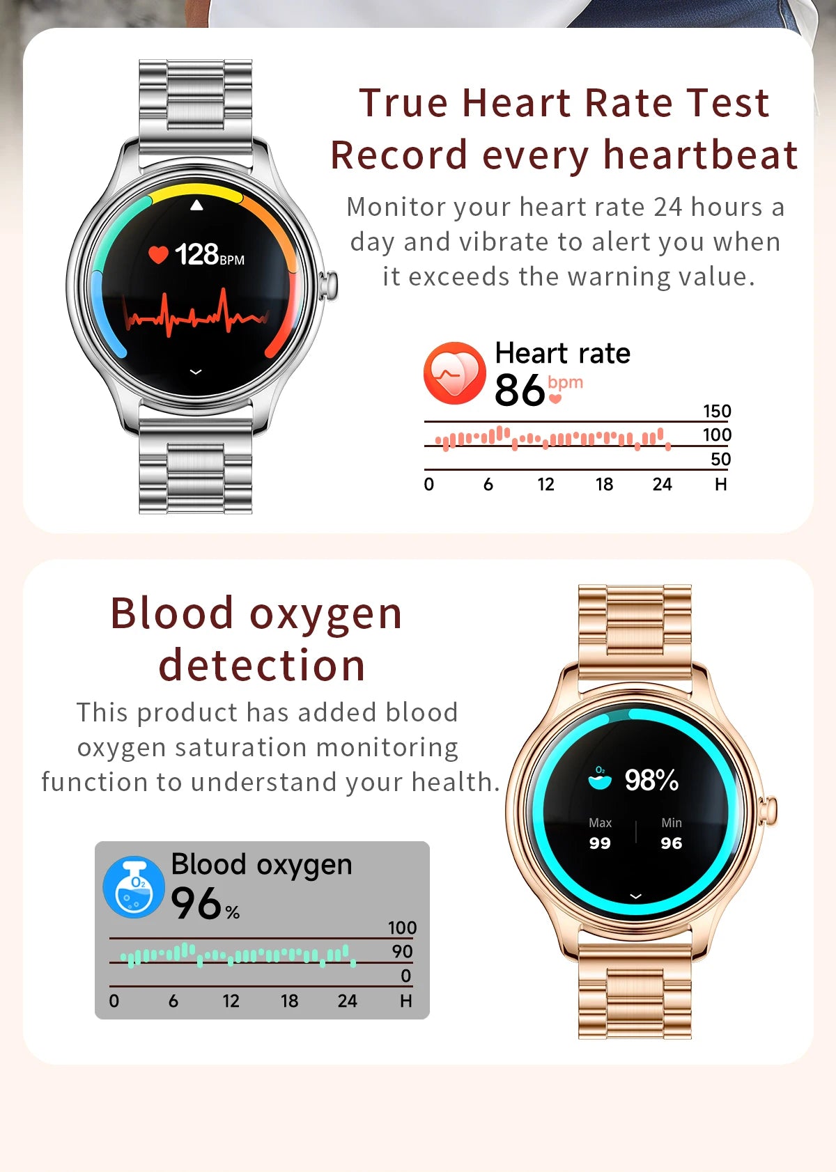 New COLMI L28 Air Ultra-thin Smartwatch 1.32 inch AMOLED Display, Women's Health Management, Exquisite Smart Watch For iOS Phone
