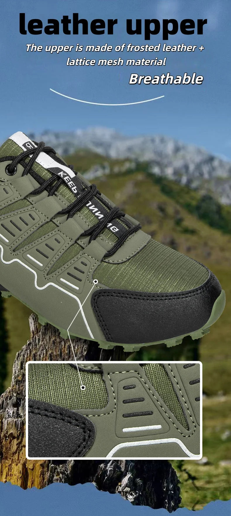 Lockless Fahrradschuhe für Herren, rutschfeste Outdoor-Mountain-Cross-Country-Wanderschuhe, atmungsaktive Sportschuhe, Rennradschuhe