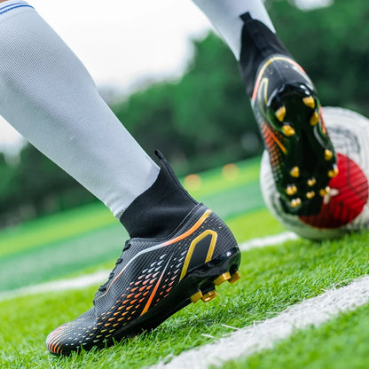 Men's Football Boots Professional Turf Futsal Match Grass Unisex Outdoor Training Soccer Shoes Soccer Cleats Non-slip Breathable