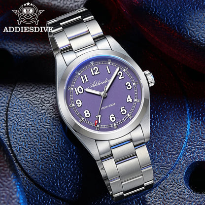 ADDIESDIVE 2026 New Men's Luxury Quartz Watch 100m Water Resistance Sapphire Crystal Japanese Movement BGW9 Blue Lume AD2521