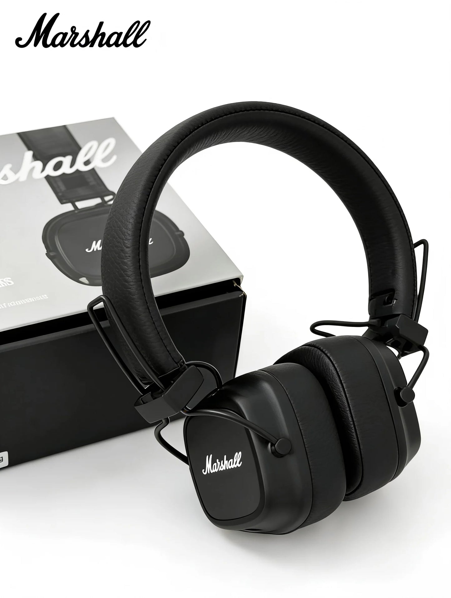 Marshall Major IV 4 Wireless On-Ear Bluetooth Headphones Foldable Deep Bass Sport Gaming Headset with Mic