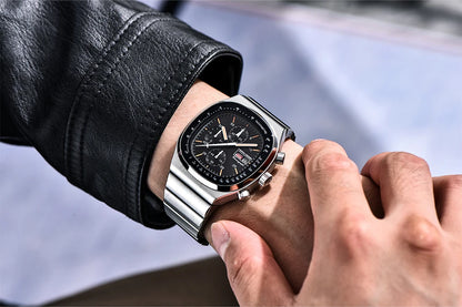 PAGANI DESIGN New PD1819 Men‘s Quartz Watches 40mm Sapphire Stainless Steel Waterproof Luminous C3 Chronograph reloj hombre