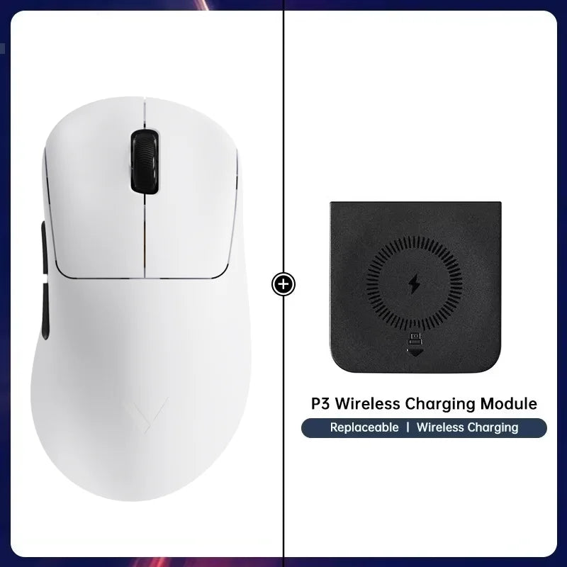 Mouse gaming wireless Rapoo VT3S /VT3S MAX GEN-2, rată de polling wireless True 8K, ultra-ușor, 49g, autonomie a bateriei de până la 750Hr