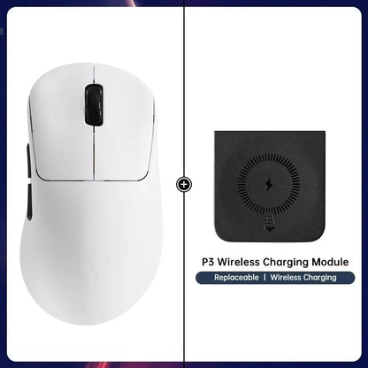 Mouse gaming wireless Rapoo VT3S /VT3S MAX GEN-2, rată de polling wireless True 8K, ultra-ușor, 49g, autonomie a bateriei de până la 750Hr