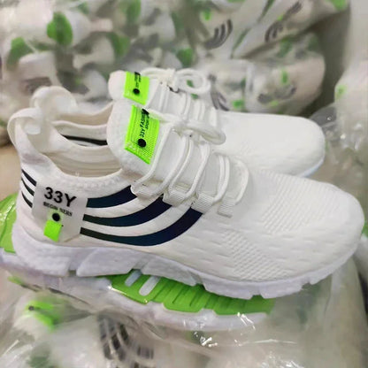 Sports Men's Shoes Spring and Autumn Breathable Casual Running Shoes Lightweight Walking Couple Shoes Men's Spirit Women's Shoes