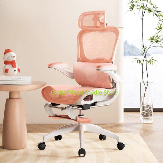 Massage Ergonomic Rattan Chair Folding Office Chaise Sihoo Leather Office Chair With Chairs for Living Room Weightless Desk