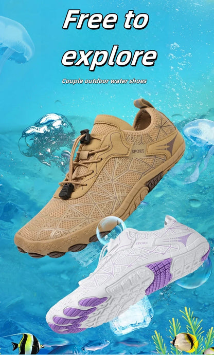 Barefoot-schoenen, sneldrogende, antislip, lichtgewicht wandelschoenen voor heren voor buitengebruik, geschikt voor het strand, wandelen, fitness, sportschoenen 36-4