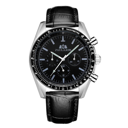 PAULAREIS P Brand Luxury Men Mechanical Watches Calendar Business Watch Men's Sports Waterproof Stainless Steel Automatic Watches