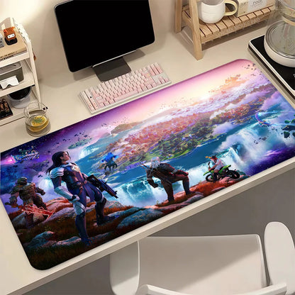 Gaming-Mauspad F-Fortnite Anime-Mousepad Deskmat Computer-Zubehör HD-Schreibtischmatte Gamer-Mauspad Büro PC-Desktop