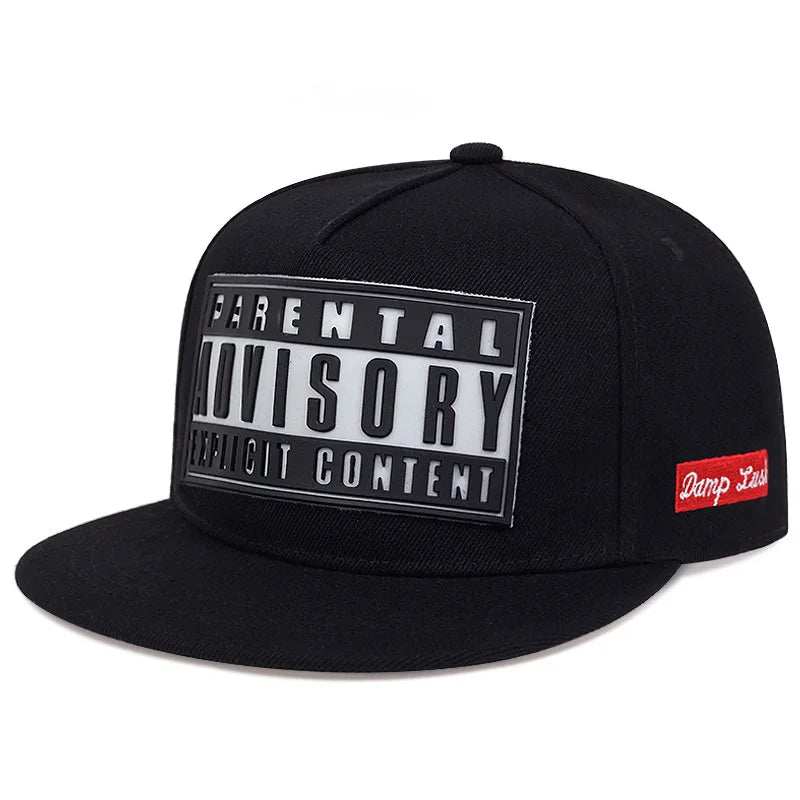 Tide Brand Flat Edge Baseball Cap Couple ADV Hat Korean Version Trend Offset Printing Street Hat Sun Protection Letter Hat