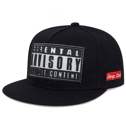 Tide Brand Flat Edge Baseball Cap Couple ADV Hat Korean Version Trend Offset Printing Street Hat Sun Protection Letter Hat
