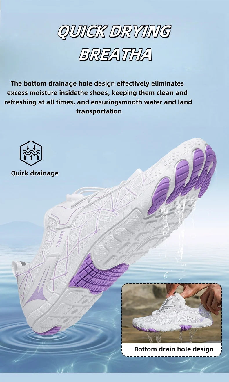 Barefoot-schoenen, sneldrogende, antislip, lichtgewicht wandelschoenen voor heren voor buitengebruik, geschikt voor het strand, wandelen, fitness, sportschoenen 36-4