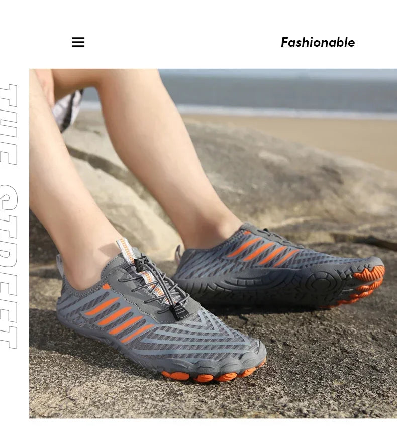Water Shoes For Men Women Barefoot Shoes Quick Dry Beach Aqua Shoes Lightweight Sports Sneakers Hiking Surfing Boating Fishing