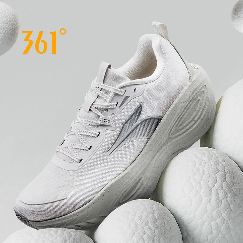 361 Degrees PopBlaze 5 Herren-Laufschuhe, neue Dämpfung, dicke Sohle, atmungsaktiv, rutschfest, Outdoor-Jogging-Sneaker für Herren 672532212