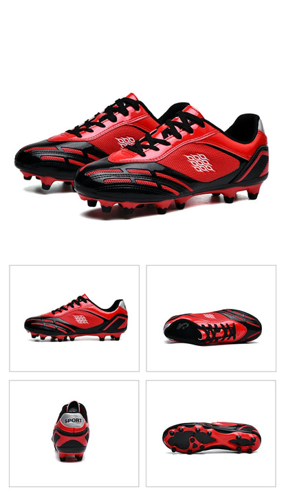 Soccer Shoes Men Turf Football Boots Fashion Firm Ground Studs Anti-Slip Boy Sneakers Original Outdoor Field Training Trainers