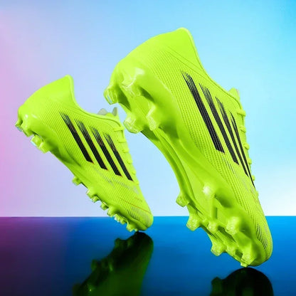 Nouvelles chaussures de football pour hommes, baskets confortables, chaussures de football professionnelles à cheville haute, chaussures de sport unisexes antidérapantes TF/FG pour garçons